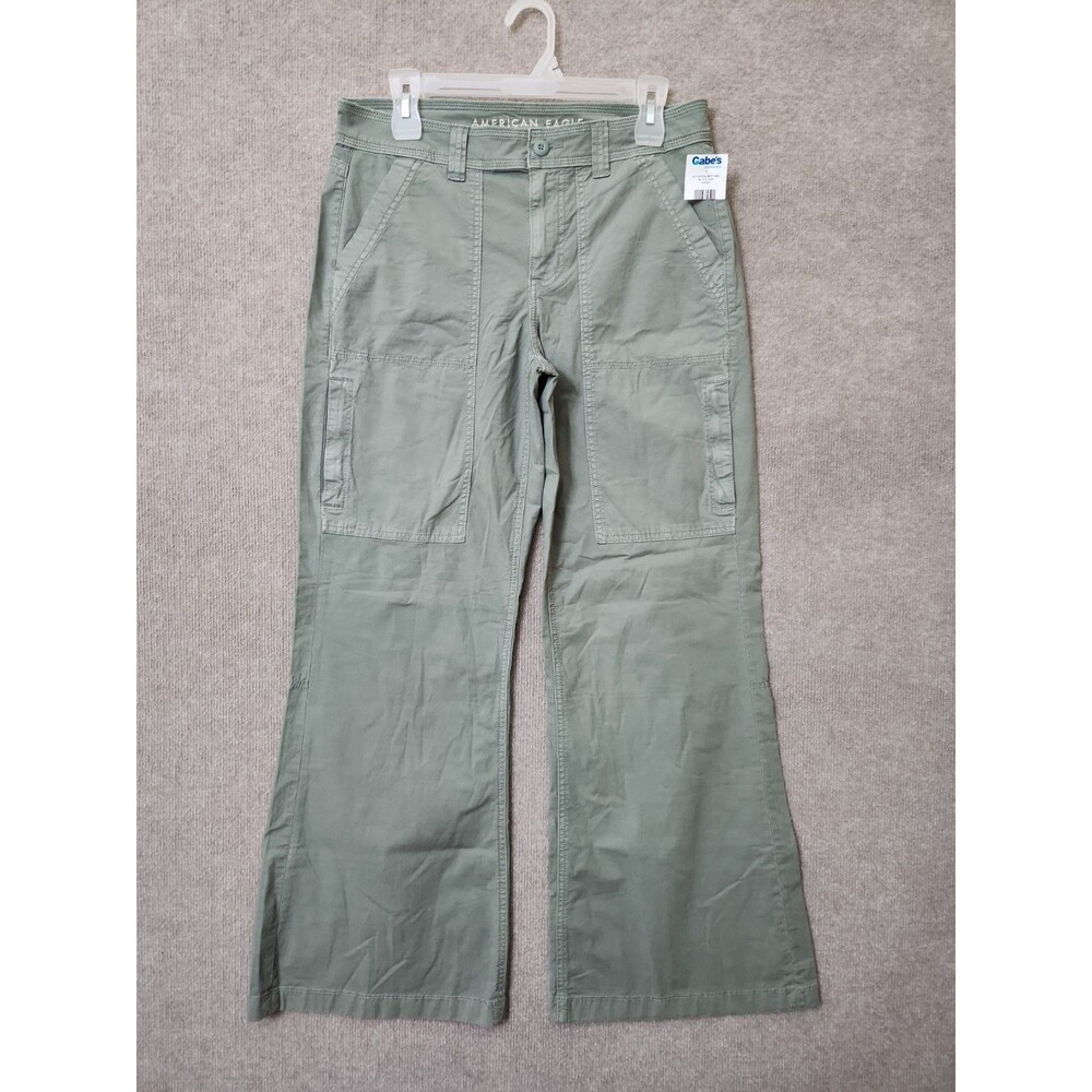 American Eagle Outfitters Olive Green Boot Cut Cargo Pants